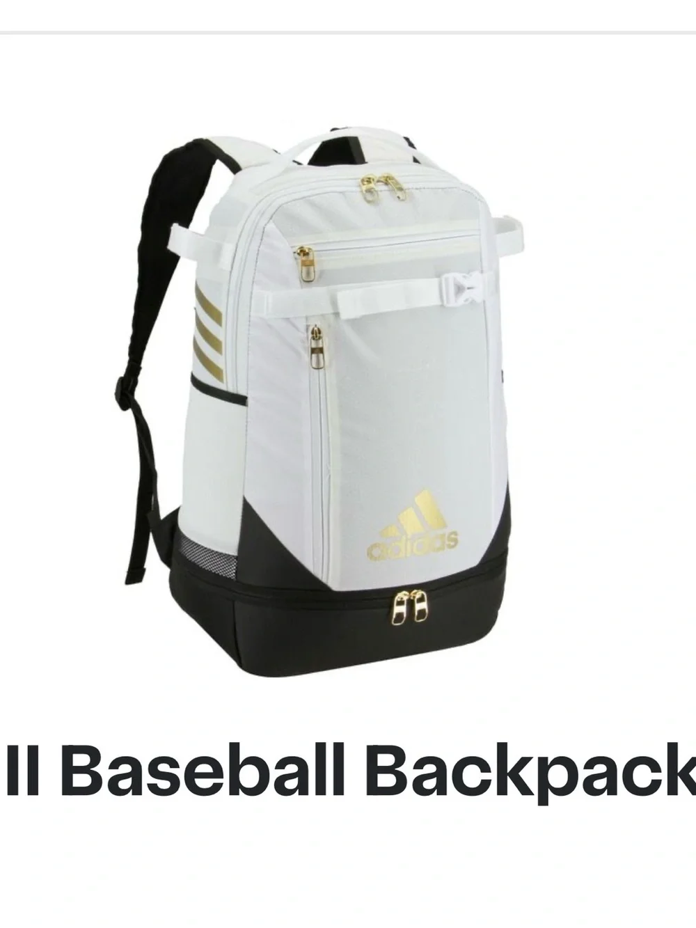 Adidas Sports Ball  backpack  Cream, Black  Sport Backpack XL